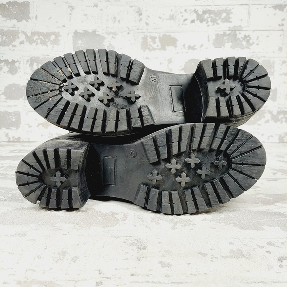 New Match Black Faux Fur Zip Up Round Toe Winter Boots X190 - Picture 8 of 12